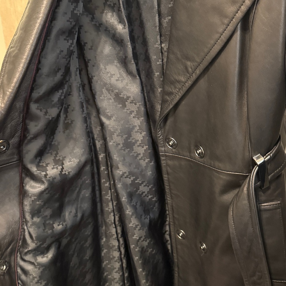 Wilsons Leather Dark Jacket with Thinsulate - Picture 5 of 7